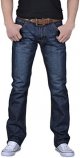 Men Jeans Relaxed fit Cotton Hip Hop Loose Work Long Trousers Jeans Pants Middle Waist Denim Long Pants Jeans for