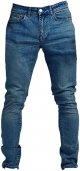 Men Slim Zipper Denim Jeans Pants Patchwork Hip Hop Denim with Pockets Men's Washed Old Loose Fashion Casual Jeans