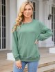 Womens Long Sleeve Sweatshirt Casual Cute Pullover Tops Lightweight Sweatshirt with Pocket