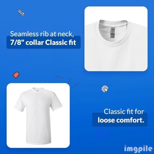 Customizable Heavy Cotton TM T-Shirt - T Shirts for Men, Casual Stylish T Shirts Men, Plain Tshirts for Men -