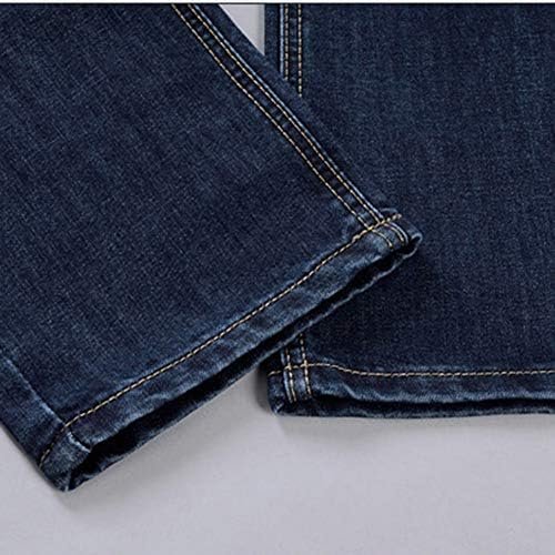 Men Jeans Relaxed fit Cotton Hip Hop Loose Work Long Trousers Jeans Pants Middle Waist Denim Long Pants Jeans for