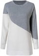 Womens Long Sleeve Crew Neck Oversized Loose Casual Hoodies Pullover Sweatshirt