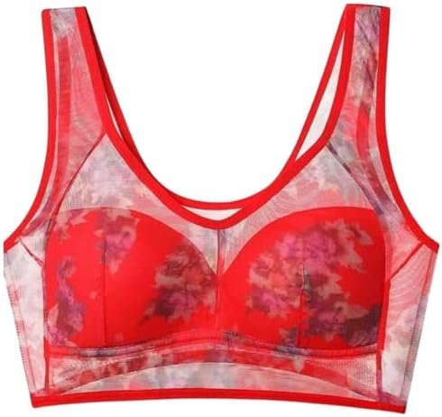 Women's Nude Adjustable Pull and Drop Large Size Underwear Women's Gathering Sports Bra Without Steel Rings Extra