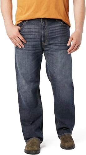 Gold Men's Relaxed Fit Jeans (Available in Big & Tall)