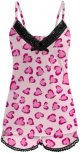 Ladies' Valentine's Day Casual Fashion Sexy Printed Sleeveless Camisole Top Shorts Set Two Piece Night Gowns