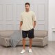 Men's Fashion Loose Fit Solid T-Shirt Athletic Lightweight Short Sleeve Gym Workout Tops