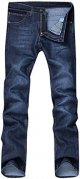 Men Jeans Relaxed fit Cotton Hip Hop Loose Work Long Trousers Jeans Pants Middle Waist Denim Long Pants Jeans for