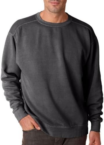 Adult Crew Neck Blended Sweatshirt Black