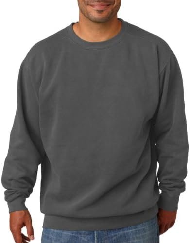 Adult Crew Neck Blended Sweatshirt Black