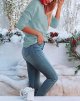 Women's Long Sleeve Sweatshirt Fashion Crew Neck Pullover Tops