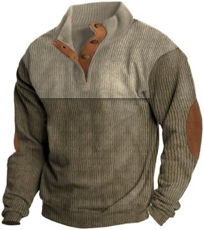 Men's Autumn And Winter Retro Western Ethnic Style Zipper Stand Up Hoodie Hoodies Men Zip