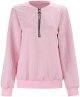 Women's Autumn And Winter Casual Comfortable Versatile Solid Color Half Zipper Long Sleeve Sweatshirt Women Zip
