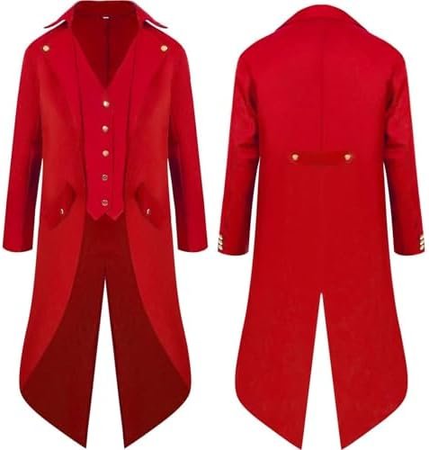 Men Autumn and Winter Fashion Casual Pocket Retro National Wind Wind Jacket Top Blouse Snow Jackets for Men