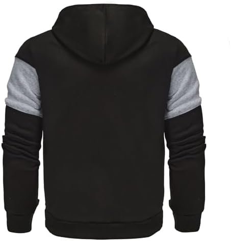 Mens Hooded Sweater Coat With Solid Color Zipper Pocket In Autumn And Winter Boy Outdoor Slipper