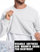 Men's Long Sleeve Sweatshirt Winter and Fall Casual Warm Sweatshirt Lined Pullover