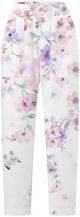 Women's Fashion Spring and Summer Printed Pocket Folded Stretchable Casual Pants (2) Casual Elegant Pants for