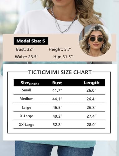 Women's Casual Long Sleeve Color Block/Solid Tops Sweatshirts Cute Loose Fit Pullover with Pockets