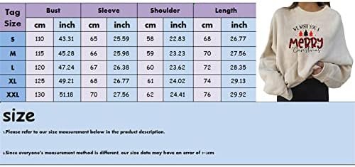 Womens Sweater Casual Short Round Neck Long Sleeve Printed Shirt Pullover Top Womens Long Winter Shirts