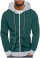 Winter Splice Tops Sleeve Blouse Men's With Zip Cap Long Sweater Men's Coats Jackets Slipper Socks Animal