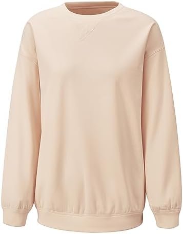 Sweatshirts for Women Loose Fit Pullover Lightweight Sweatshirt Soft Comfortable Grandma Top Elderly Women