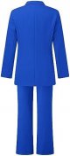 Women's Casual Solid Long Sleeve Suits Button Coat High Waist Long Pant Two Piece Set Women Sweatsuits