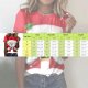 Women's Cute Christmas Printed Round Neck Short Sleeve Tops Short Sleeve T Shirts Loose Fitting T Shirt