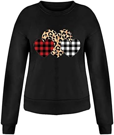 Womens Sweater Casual Short Round Neck Long Sleeve Printed Shirt Pullover Top Womens Long Winter Shirts