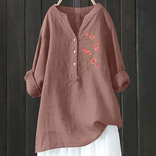 Loose Button Down Blouse Tops Stand Solid Sleeve Long Casual Women Shirt Women Blouse Thinning Shirts for Women