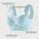 Women's Large Strapless Lace Tank Top Underwear Thin Side Fold Side Breast Gather Adjustable Bra Womens Bra