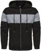 Mens Hooded Sweater Coat With Solid Color Zipper Pocket In Autumn And Winter Boy Outdoor Slipper
