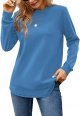 Sweatshirts for Women Casual Long Sleeve Shirts Tunic Tops