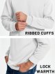 Men's Long Sleeve Sweatshirt Winter and Fall Casual Warm Sweatshirt Lined Pullover